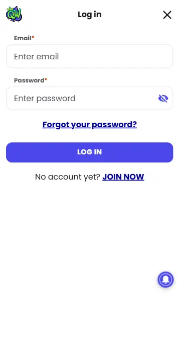 Sign In on Mobile